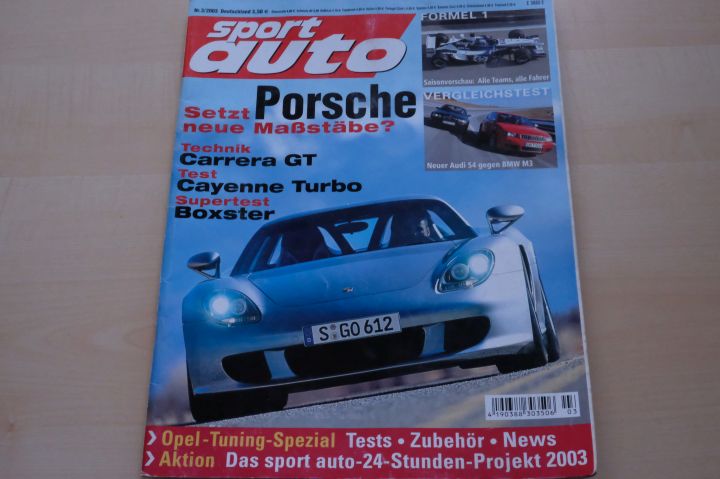 Deckblatt Sport Auto (03/2003)